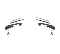 2x Maniglie TOPRAN Davanti S+D per VW GOLF I, GOLF II, JETTA I, JETTA II,