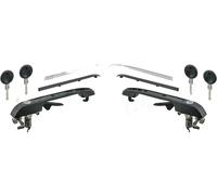 2x Maniglie TOPRAN Davanti S+D per VW GOLF I, GOLF II, JETTA I, JETTA II,