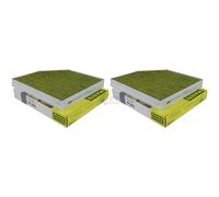 2x MANN-FILTER Biofunctional Filtro Antipolline Abitacolo per Allergici FP 2450