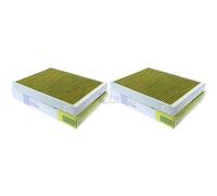 2x MANN-FILTER Biofunctional Filtro Antipolline Abitacolo per Allergici FP 2742