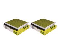 2x MANN-FILTER Biofunctional Filtro Antipolline Abitacolo per Allergici FP 2855