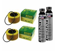 2X MANN-FILTER Filtro Olio HU 920 X + 2X LIQUI MOLY Cera Tec 3721