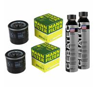 2X MANN-FILTER Filtro Olio MW 64/1 + LIQUI MOLY Cera Tec 3721