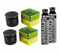 2X MANN-FILTER Filtro Olio MW 64 + 2X LIQUI MOLY Cera Tec 3721