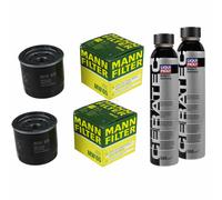 2X MANN-FILTER Filtro Olio MW 65 + LIQUI MOLY Cera Tec 3721