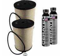 2X MANN-FILTER Filtro Olio PFU 19 226 X + 2X LIQUI MOLY Cera Tec 3721