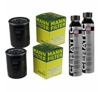 2X MANN-FILTER Filtro Olio W 610/2 + 2X LIQUI MOLY Cera Tec 3721