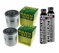 2X MANN-FILTER Filtro Olio W 930/20 + 2X LIQUI MOLY Cera Tec 3721