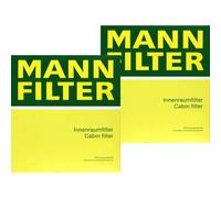 2X MANN-FILTER Filtro Pollen Biofunzionale Filtro Abitacolo FP 2418-2