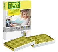 2x MANN-FILTER FP 2533-2 Filtro abitacolo per BMW 5 Limousine (F10) 5 GT (F07)