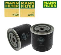 2x Mann - W 920 Filtro Olio Sistema Idraulico Lavoro Per Vetro 1700 04 Gt