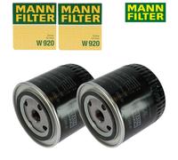 2x Mann - W 920 Filtro Olio Sistema Idraulico Lavoro Per Vetro 1700 04 Gt