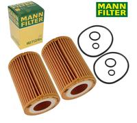 2X MANN FILTRO HU 712/9 X FILTRO OLIO PER HONDA ACCORD CU CR-V RE 15430-RSR-E01