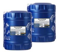 2x MANNOL 10 Litro 8112 TG-2 Hypoid 75W-90 Olio Ingranaggi Api GL-4/GL-5 MT-1