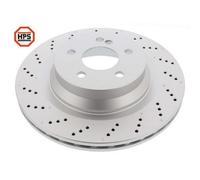 2x MAPCO 45745HPS Disco freno Posteriore adatto per MERCEDES-BENZ CLS (C219)