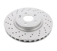 2x MAPCO 45751C Disco freno Anteriore adatto per MERCEDES-BENZ A-Klasse (W176)