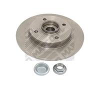 2x MAPCO Disco freno Posteriore Ø249mm Altezza: 69,2mm Spessore: 9mm Cerchio foro-Ø: 108mm pieno 15342
