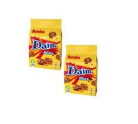 2x Marabou Daim Bites 145 g caramelle croccanti al cioccolato al latte svedese