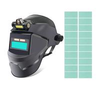2X(Maschera per Saldatura per Casco per Saldatura Auto Oscurante con Luce L3737