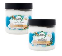 2x Maschera Riparatrice Olio Di Argan Herbal Essence, Estratti Botanici - 250 ml