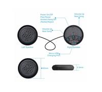 2X Mascherina per Gli Occhi Morbida per Bambini Cuffie Comode Auricolari Wireless Maschera Elastica per Dormire A Forma di Animale Cuffie