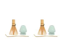 2X Matcha Whisk Set Bamboo Matcha Tea Set 100 Prong Matcha Whisk (Chasen), 2411