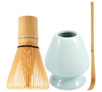 2X(Matcha Whisk Set Bamboo Matcha Tea Set 100 Prong Matcha Whisk (Chasen), 3348