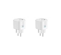 2X Matter WiFi Socket 16A con APP di Monitoraggio 'Alimentazione e Telecomando, Compatibile con Alexa e Spina UE
