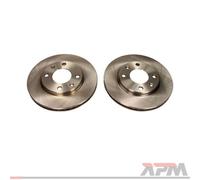 2x Maxgear 19-0696 Disco Freni Anteriore per Peugeot 206 Citroën Xsara N1