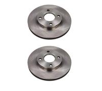 2X Maxgear 19-0710 Disco Freno Anteriore Per Ford Fiesta V Mazda 2 DY
