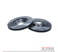 2X Maxgear 19-0746 Disco Freno Anteriore Per Renault Twingo I Super 5 Rapid