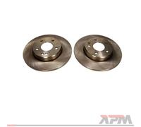 2x Disco freno Assale anteriore pieno 19-0780 MAXGEAR per MERCEDES-BENZ CLASSE C