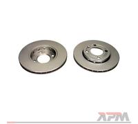 MAXGEAR 2x Disco Freni Anteriore Ø266 MM Pieno per Citroën C2 Jm _ 1.1 1.4 C3 I