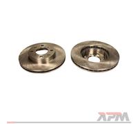 2x Disco freno Assale anteriore ventilato 19-0928 MAXGEAR per HONDA SEAT