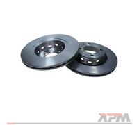 2x Disco freno Assale anteriore ventilato 19-1007 MAXGEAR per AUDI COUPE B3