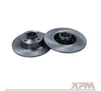 2X Maxgear 19-1046 Disco Freno Posteriore Per Renault Clio III Grandtour Nissan