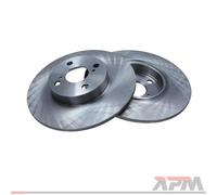 2X Maxgear 19-1057 Disco Freno Anteriore Per Peugeot 4007 Mitsubishi ASX Citroën