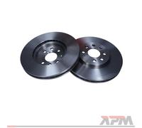 2x Maxgear 19-1065 Disco Freni Anteriore 280 MM per Opel Astra H GTC