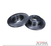 MAXGEAR 2x Disco Freno Posteriore Ø276 Pieno per Iveco Quotidiano III