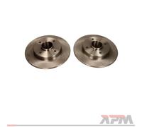 2x Maxgear 19-1277 Disco Posteriore per Peugeot 307 Break 3E Citroën C4 I LC