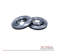 MAXGEAR 2X Disco Freno Anteriore Ø284 Mm Ventilato Per Opel Adam M13 1.0 Corsa