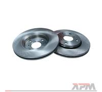 MAXGEAR 2x Disco Freni Anteriore Ø247 Di MM Ventilazione Interna per Toyota Aygo