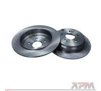 MAXGEAR 2x Disco Freno Posteriore Ø300 MM Ventilazione Interna per Bwm 1er E87