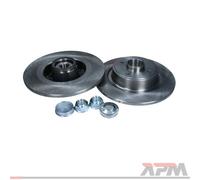 2X Maxgear 19-1966 Disco Freno Posteriore Per Renault Scénic II Grand Scénic II