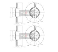 MAXGEAR Discofreno per VOLVO 19-2336