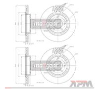 MAXGEAR 19-2393 Disco freno