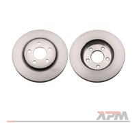 2x Maxgear 19-2431 Disco Frontale per Audi Q5 8RB A4 8K2 8K5 A5 8T3 8TA 8F7