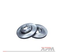 2x Disco freno ventilato 19-2498 MAXGEAR per HONDA CIVIC VII Hatchback