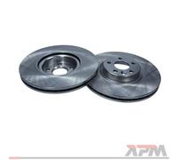 MAXGEAR 2x Disco Freni Anteriore Ø324 MM Ventilato Rivestito per Volvo XC60 156