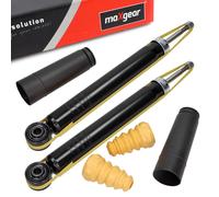 2x Maxgear Ammortizzatore + Kit Parapolvere Posteriore per Seat Altea XL Leon